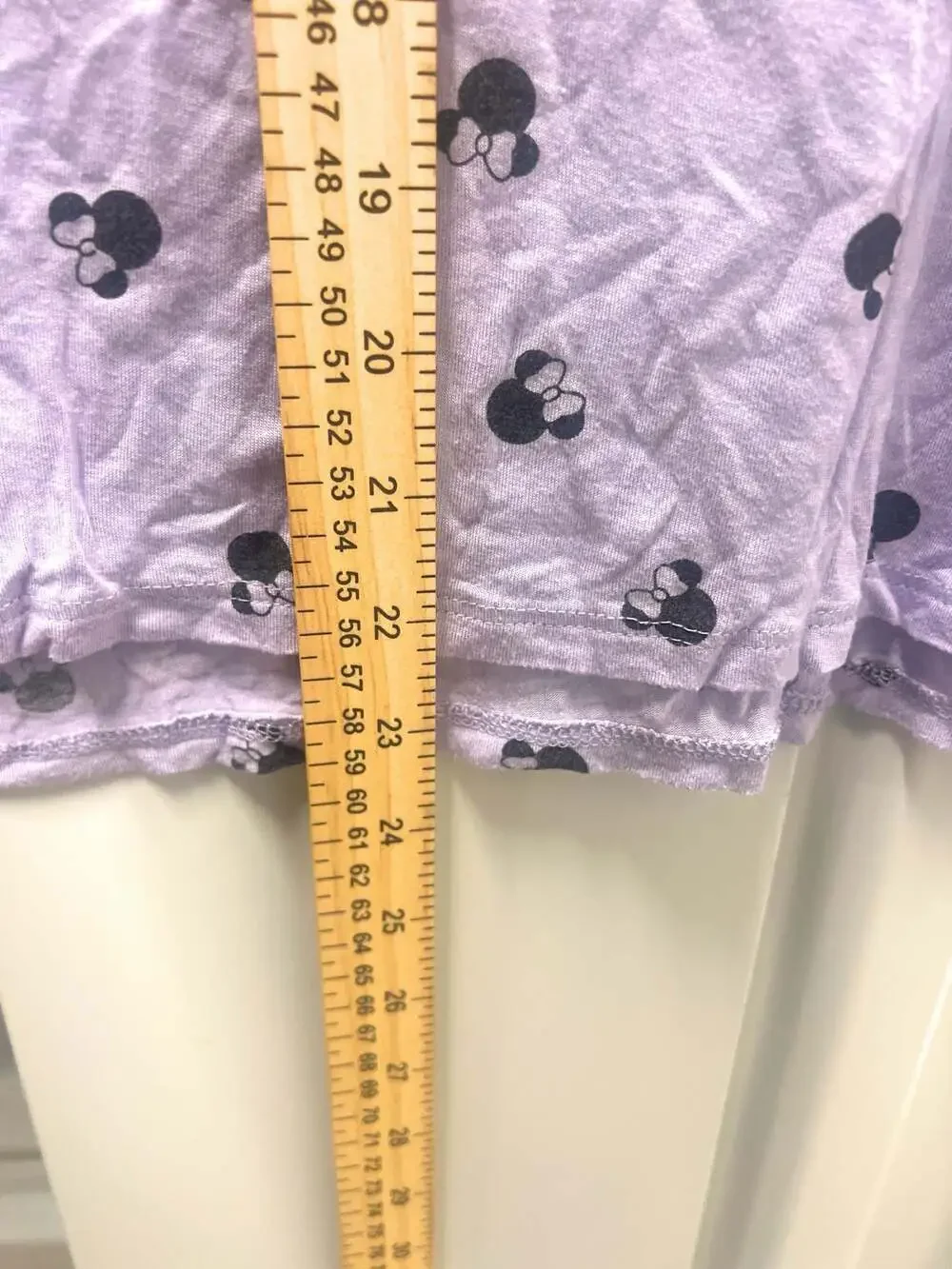 Disney Women's Minnie Mouse Purple 2-Piece Pajama Shorts Set with Pockets